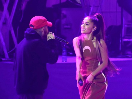 Mac Miller, Ariana Grande
Ariana Grande in concert, Paris, France - 07 Jun 2017