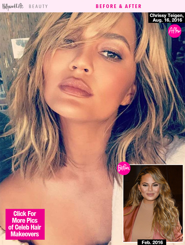 Chrissy Teigen New Hair