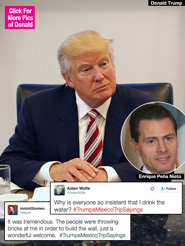 TrumpsMexicoTripSayings Tweets