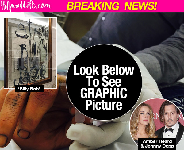 Johnny Depp Cuts Off Finger