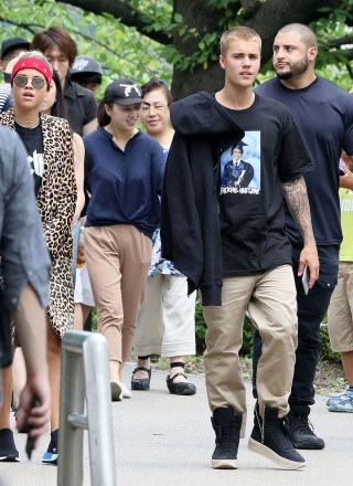 Justin Bieber and Sofia Richie
Justin Bieber and Sofia Richie out and about, Tokyo, Japan - 13 Aug 2016
Justin Bieber and Sofia Richie out and about at Ueno park in the Taito ward of Tokyo