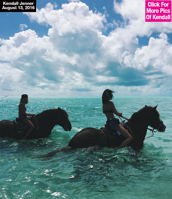 Kendall Jenner Horseback Riding