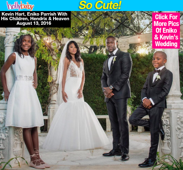 Kevin Hart Kids Wedding