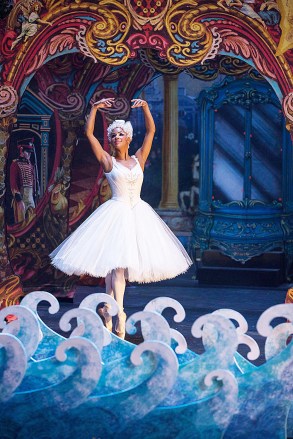 Editorial use only. No book cover usage.
Mandatory Credit: Photo by Laurie Sparham/Walt Disney/Kobal/Shutterstock (9954275o)
Misty Copeland as Ballerina Princess
'The Nutcracker and the Four Realms' Film - 2018
A young girl is transported into a magical world of gingerbread soldiers and an army of mice.