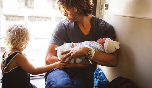 Sarah Wright Eric Christian Olsen Baby