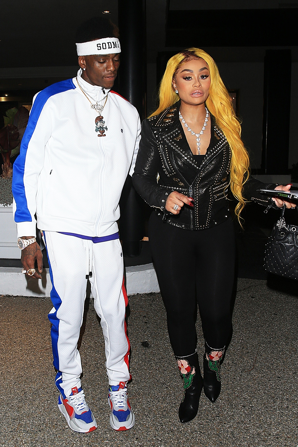 New Couple Blac Chyna and Soulja Boy spend Valentine's Day shopping in Beverly Hills