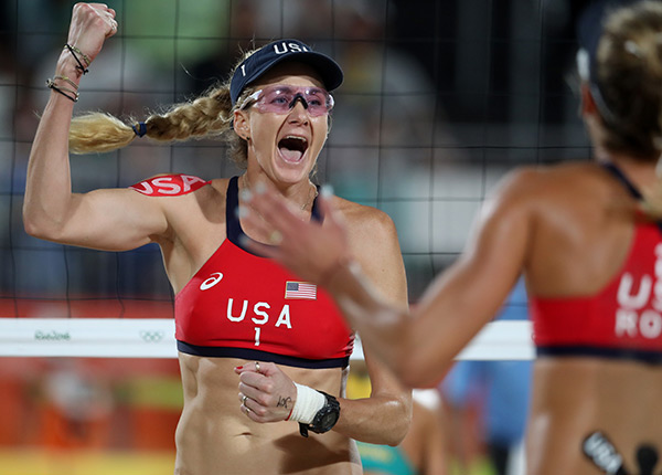 US Women's Beach Volleyball Team Photos