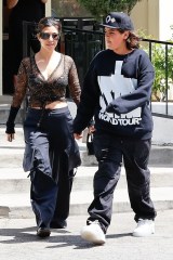 Calabasas, CA - *EXCLUSIVE* - Kourtney Kardashian is having special mother-son time with her growing son Mason Disick. The pair hit up Shibuya sushi for lunch in Calabasas followed by ice cream for dessert.Pictured: Kourtney Kardashian, Mason Disick BACKGRID USA 2 JUNE 2022 USA: +1 310 798 9111 / usasales@backgrid.comUK: +44 208 344 2007 / uksales@backgrid.com*UK Clients - Pictures Containing ChildrenPlease Pixelate Face Prior To Publication*