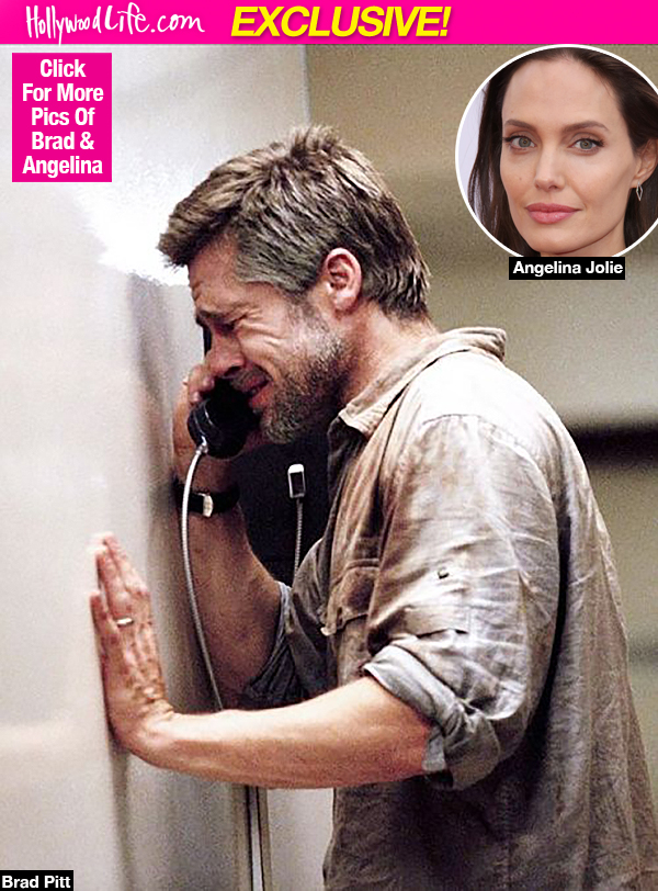 Brad Pitt Crying
