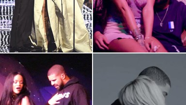 Rihanna Drake PDA