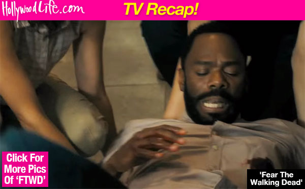 Fear The Walking Dead Victor Stabbed