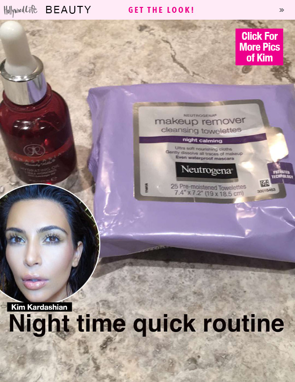 KIm Kardashian Night Time Routine