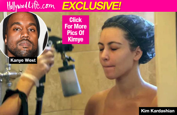 Kim Kardashian Spray Tan
