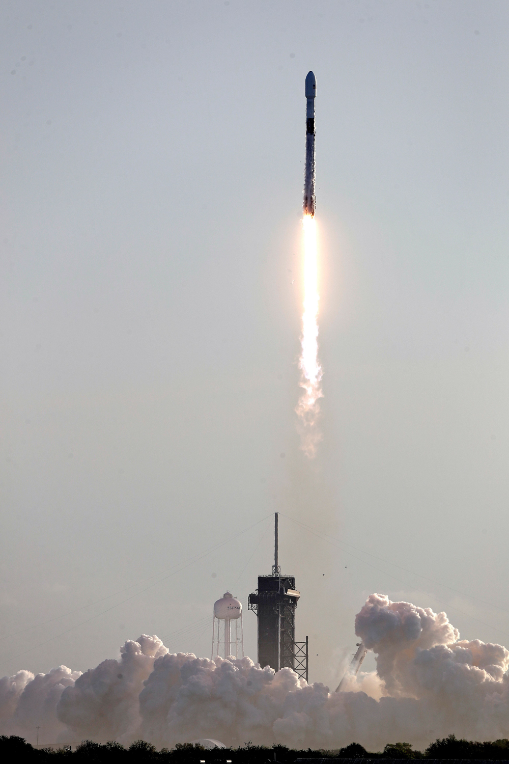 Falcon 9 SpaceX rocket with a payload of approximately 60 satellites for SpaceX's Starlink broadband network lifts off from pad 39A at the Kennedy Space Center in Cape Canaveral, Fla
Rocket Launch, Cape Canaveral, United States - 18 Mar 2020