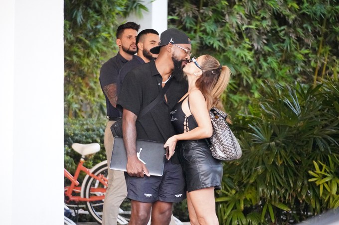 Larsa Pippen & Marcus Jordan Kiss