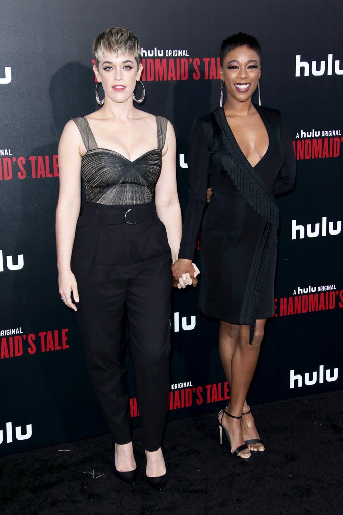 Lauren Morelli & Samira Wiley at ‘The Handmaid’s Tale’ Premiere