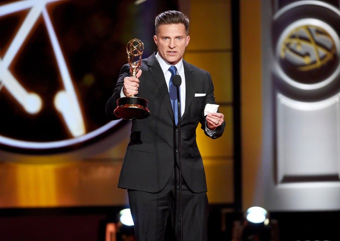 Steve Burton Onstage at 2017 Emmys