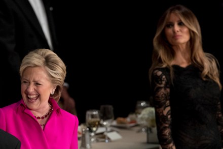 Hillary Clinton Donald Trump Charity Dinner Pics