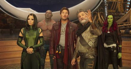 Editorial use only. No book cover usage.
Mandatory Credit: Photo by Marvel Studios/Kobal/Shutterstock (9224659i)
Pom Klementieff, Dave Bautista, Chris Pratt, Kurt Russell, Zoe Saldana
"Guardians of the Galaxy Vol. 2" Film - 2017