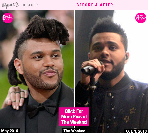 The Weeknd Haircut