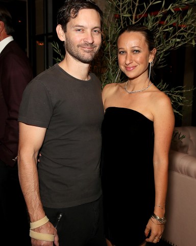 Tobey Maguire and Jennifer Meyer
Jennifer Meyer Boutique opening party, Los Angeles, USA - 17 Oct 2018