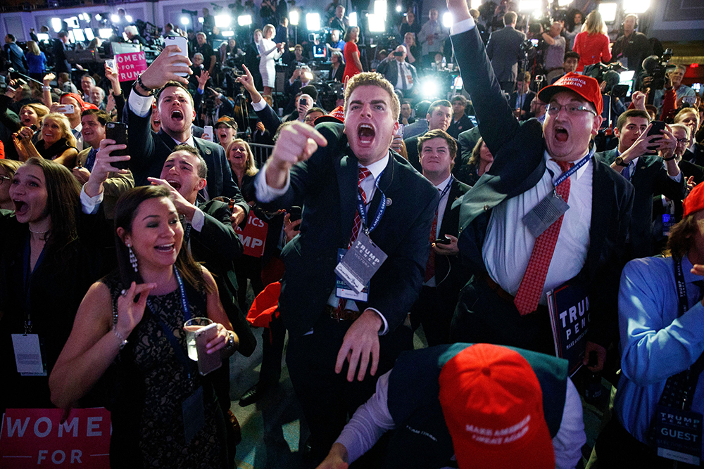 2016 Election Trump, New York, USA - 8 Nov 2016