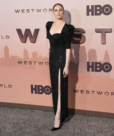 Evan Rachel Wood arrives at the HBO's WESTWORLD Season 3 Premiere held at the TCL Chinese Theatre in Hollywood, CA on Thursday, ​March 5, 2020. (Photo By Sthanlee B. Mirador/Sipa USA)(Sipa via AP Images)