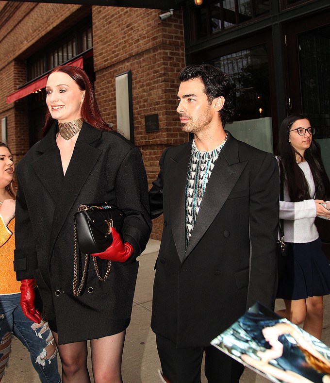 Sophie Turner & Joe Jonas Leave Their Hotel