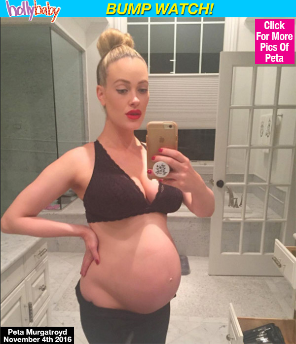 Peta Murgatroyd Bare Baby Bump