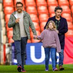 EDITORIAL USE ONLY No use with unauthorised audio, video, data, fixture lists (outside the EU), club/league logos or "live" services. Online in-match use limited to 45 images (+15 in extra time). No use to emulate moving images. No use in betting, games or single club/league/player publications/services.
Mandatory Credit: Photo by Nigel Keene/ProSports/Shutterstock (13746069i)
Ryan Reynolds during the FA Cup 4th round match between Wrexham FC and Sheffield United at the Racecourse Ground, Wrexham
Wrexham FC v Sheffield United, FA Cup., Fourth Round - 29 Jan 2023