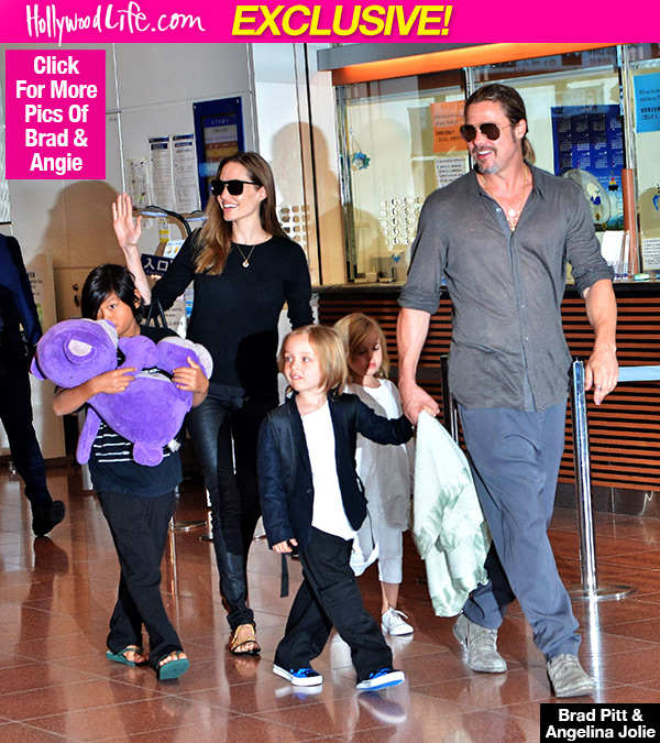 Angelina Jolie Ignoring Brad Pitt