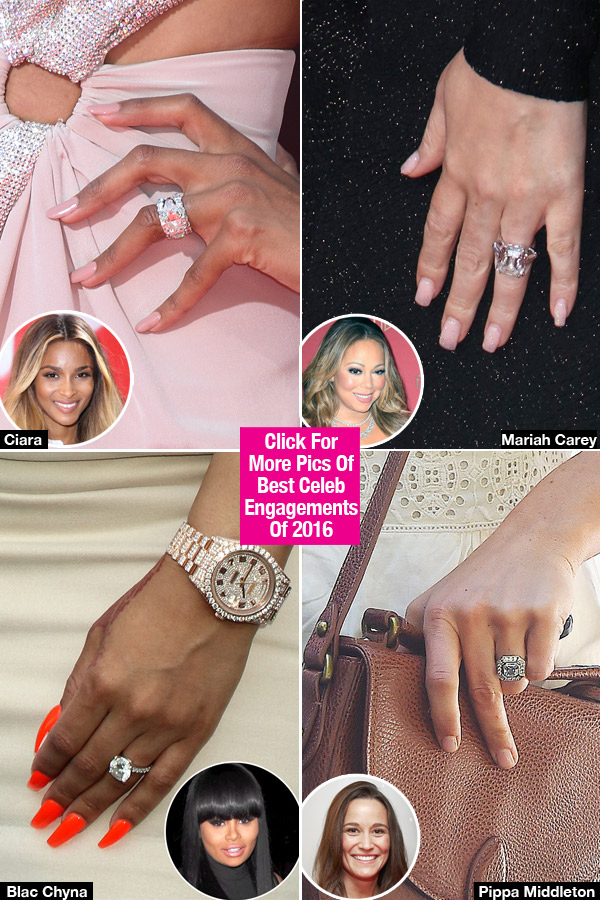 celebrity engagement rings 2016