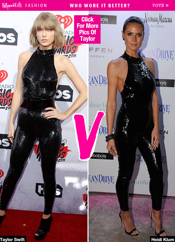 Taylor Swift Same Outfit Heidi Klum