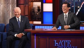 Joe Biden Stephen Colbert