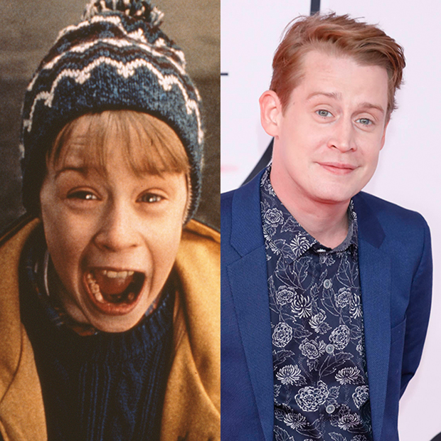 Macaulay Culkin then and now