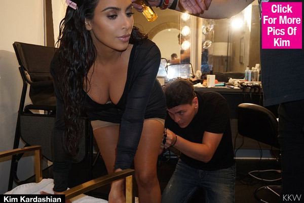 Kim Kardashian Butt Makeup