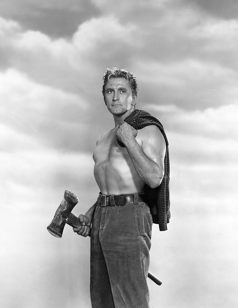 No Merchandising. Editorial Use Only. No Book Cover Usage
Mandatory Credit: Photo by Glasshouse Images/Shutterstock (4597579a)
Kirk Douglas on-set of the Film, 'The Big Trees', 1952
VARIOUS