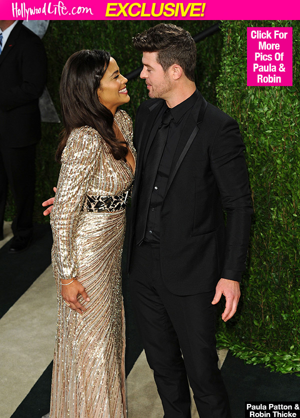 Paula Patton Comforting Robin Thicke