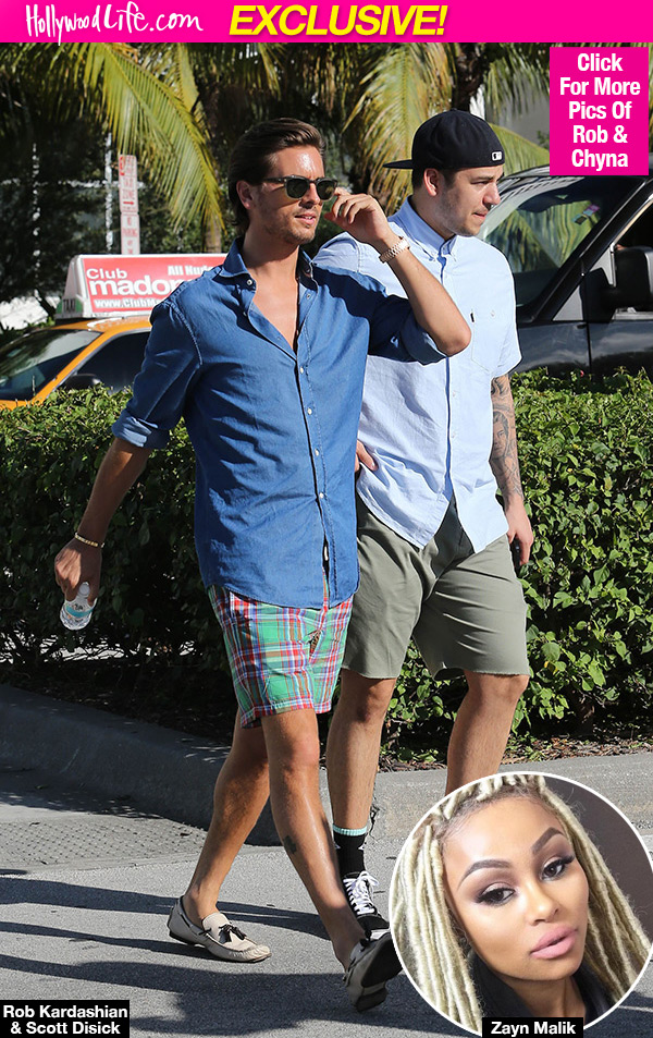 Scott Disick Supporting Rob Kardashian