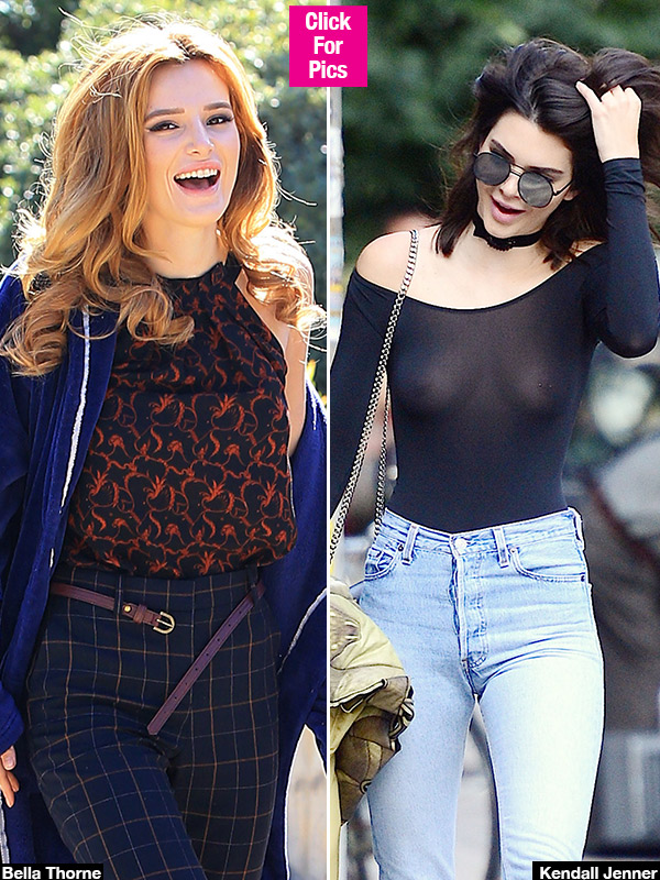 Bella Thorne Nipple Piercing Kendall Jenner