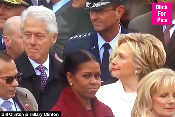 Bill Clinton Stares Ivanka Trump