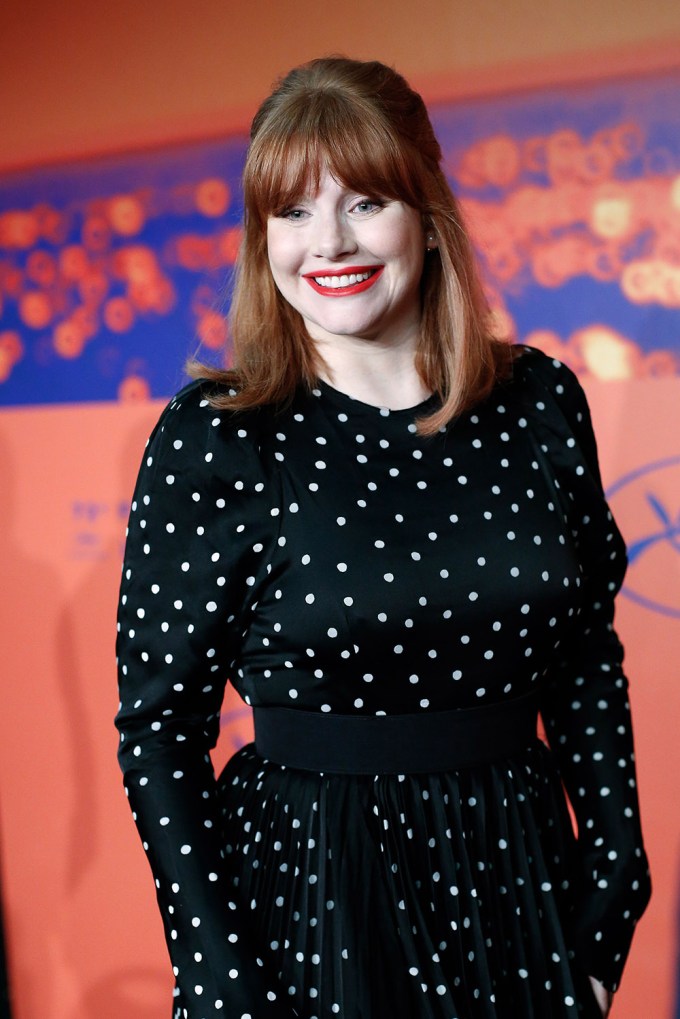 Bryce Dallas Howard Poses At A Press Conference For ‘Rocketman’