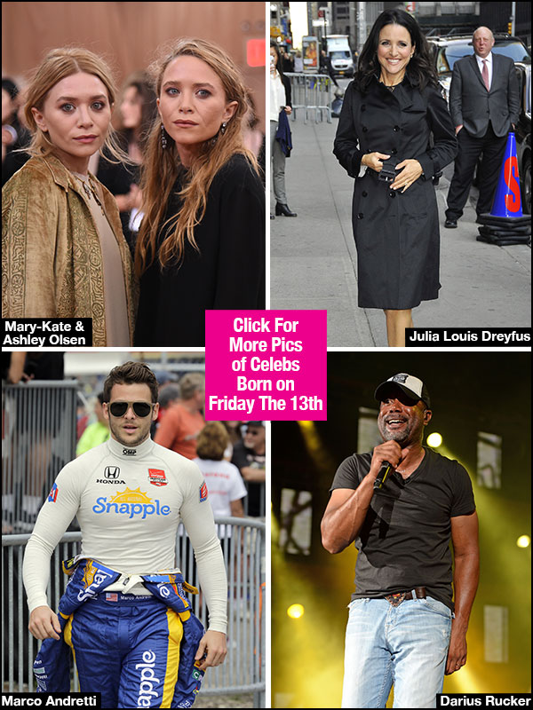 Celebrities Born Friday The 13th