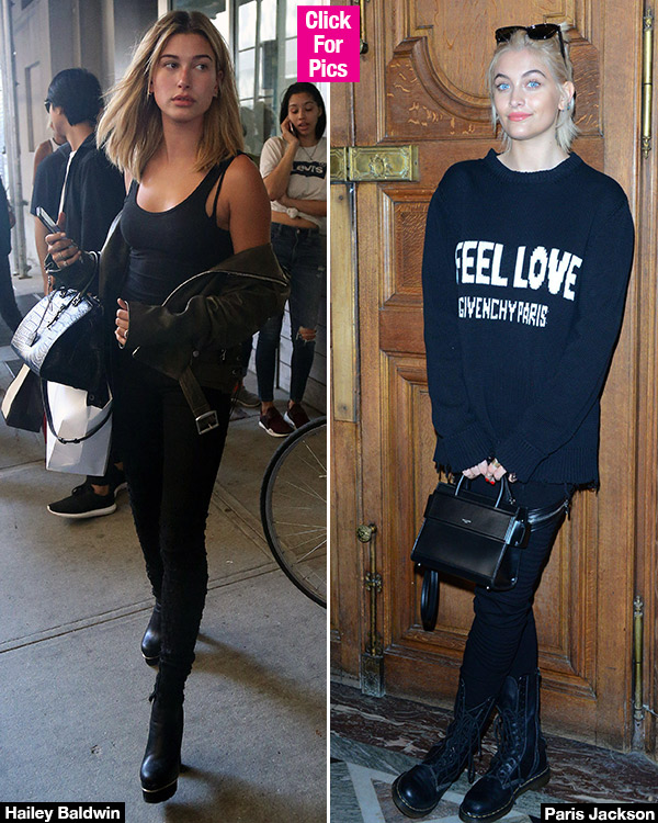 Hailey Baldwin Supports Paris Jackson