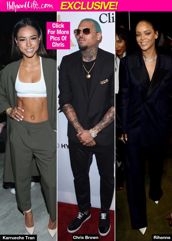 Rihanna Upset Chris Brown Dissing Karrueche