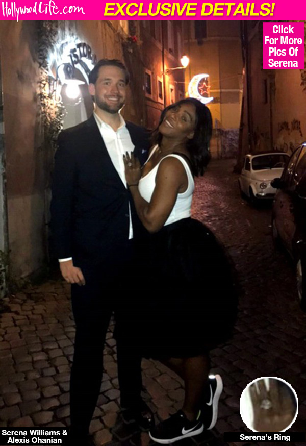 serena williams ring engagement