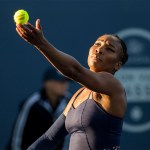 Venus Williams (USA) in action where she was defeated by Bethanie Mattek-Sands (USA) 6-7, 6-3, 6-1 in the first round of the Mubadala Silicon Valley Classic at San Jose State in San Jose, California. Â©Mal Taam/TennisClix/CSM
Tennis Mubadala Silicon Valley Classic  2019, San Jose, USA - 30 Jul 2019