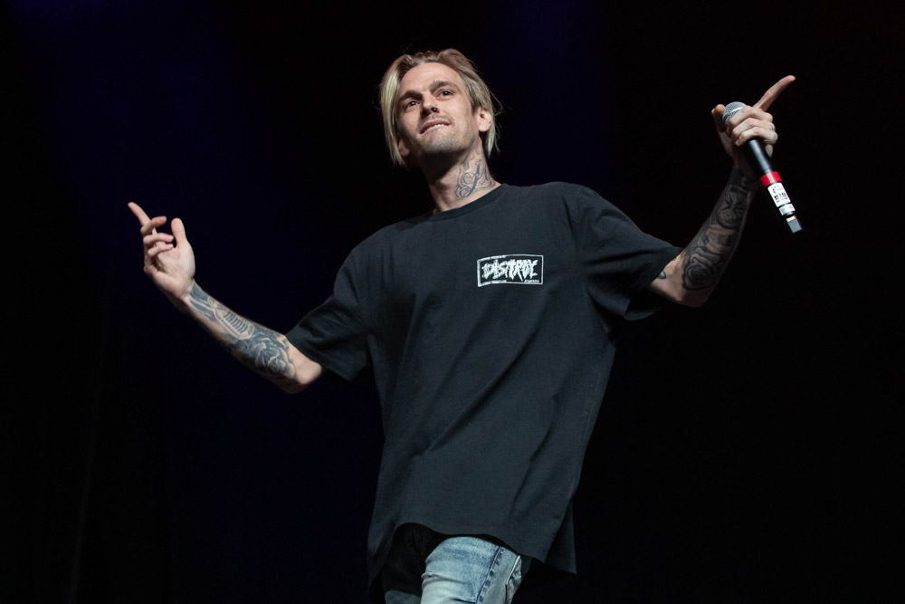 Aaron Carter
Pop 2000 Tour, H-E-B Center, Texas, USA  - 17 May 2019