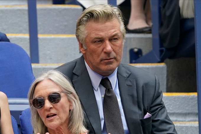 Alec Baldwin at the US open