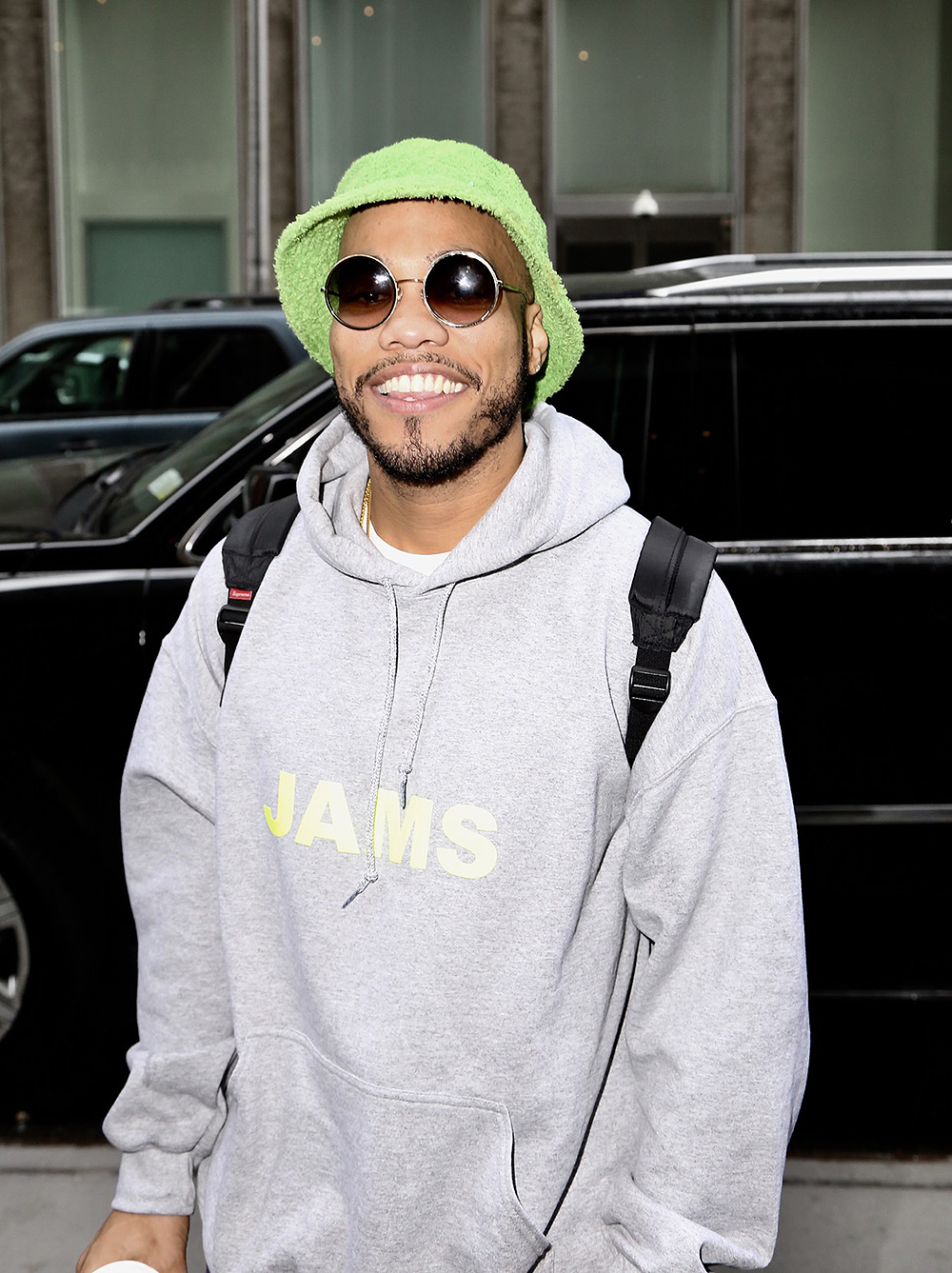 EXCLUSIVE: Anderson Paak is seen at Sirius Studios. 30 Apr 2019 Pictured: Anderson Paak. Photo credit: Joe Russo / MEGA TheMegaAgency.com +1 888 505 6342 (Mega Agency TagID: MEGA408570_001.jpg) [Photo via Mega Agency]